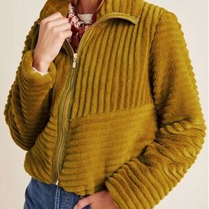 Anthropologie Natasha Faux Fur Jacket